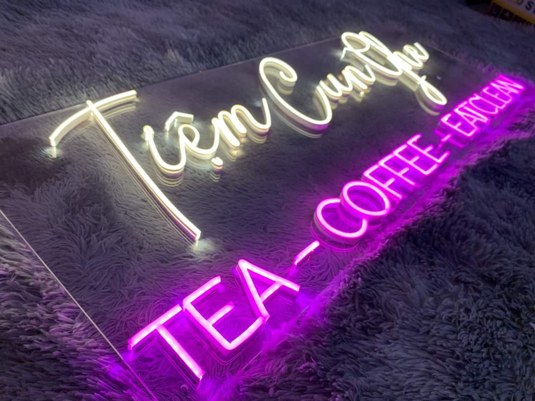 Bảng đèn led neon Bar và Cà phê